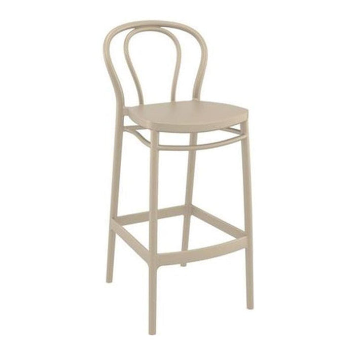 elevenpast Taupe Victor Bar Stool TIS262TAUPE
