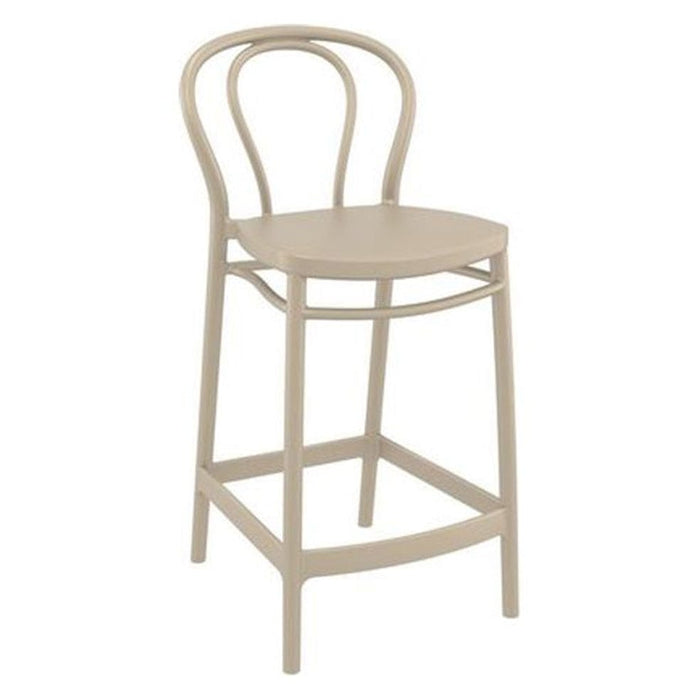 elevenpast Taupe Victor Kitchen Stool TIS26TAUPE