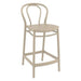 elevenpast Taupe Victor Kitchen Stool TIS26TAUPE
