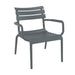 elevenpast Lounger Dark Grey Paris Polypropylene Lounge Chair TIS275DGREY