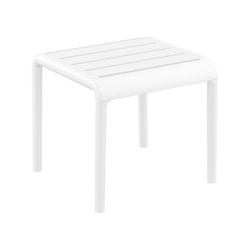 elevenpast Side Table White Paris Polypropylene Side Table TIS277WHITE