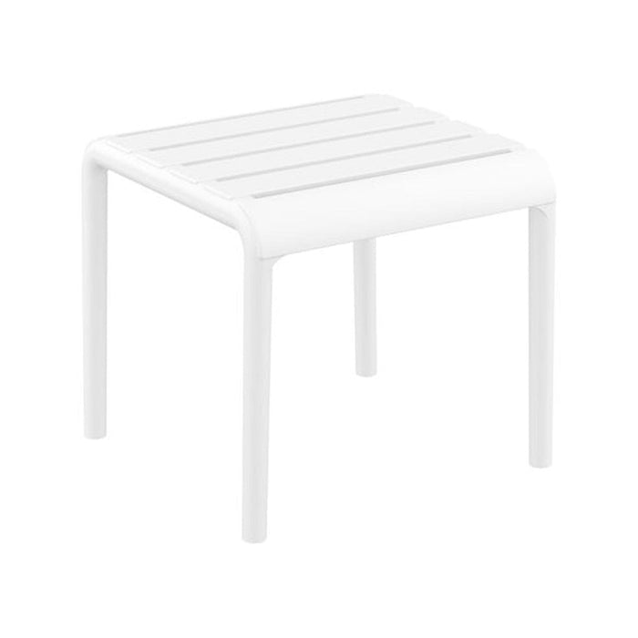 elevenpast Side Table White Paris Polypropylene Side Table TIS277WHITE