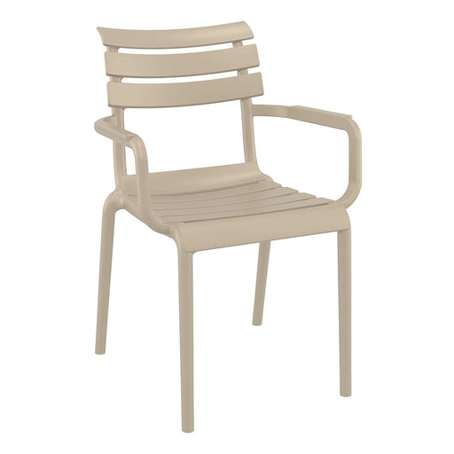 elevenpast Taupe Paris Outdoor Arm Chair - Polypropylene TIS282TAUPE