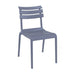 elevenpast Dark Grey Helen Outdoor Side Chair - Polypropylene TIS284DARKGREY