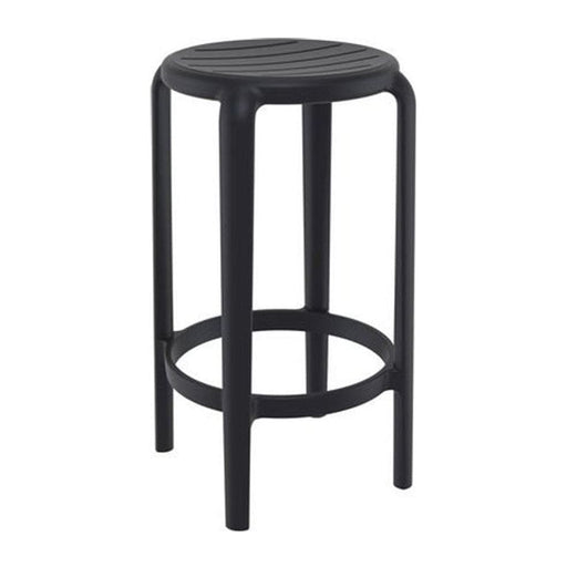 elevenpast Black Tom 65 Bar Stool - Polypropylene TIS287BLACK