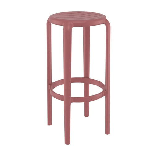 elevenpast Marsala Tom 75 Bar Stool - Polypropylene TIS288MARSALA