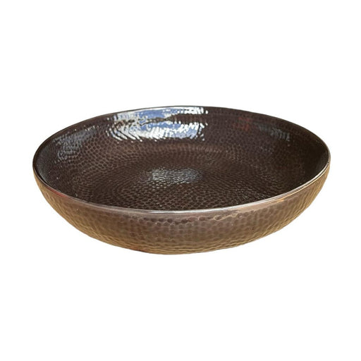 elevenpast Bowls Ceramic Speckled Shallow Bowl Black TJL25393