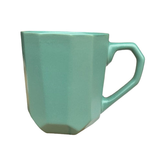 elevenpast Green Ceramic Edged Mug Pink | Blue | Green | Yellow | Orange TJL25615B