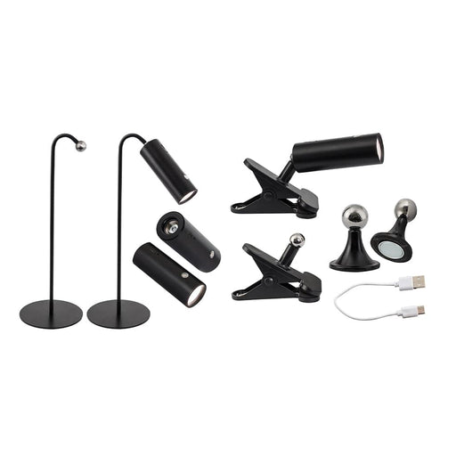 elevenpast table lamp Black Multifunctional Rechargeable Table Lamp | Black or White TL003 BLACK 6007226028713