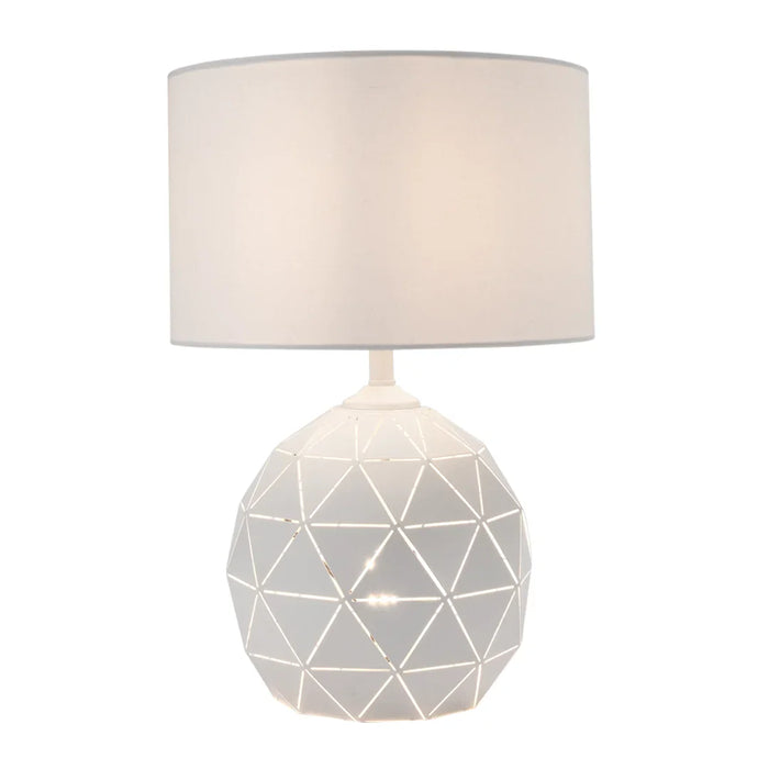 elevenpast Table Lamp Geomax White Table Lamp TL100 WHITE 6007226089981