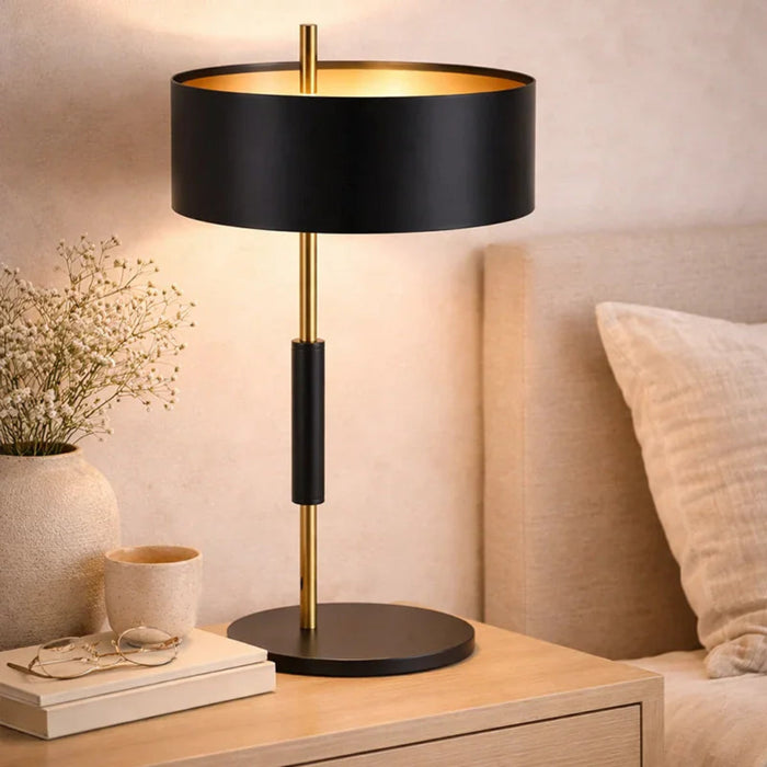 elevenpast table lamps Novara Black and Gold Table Lamp TL104 BK/GD