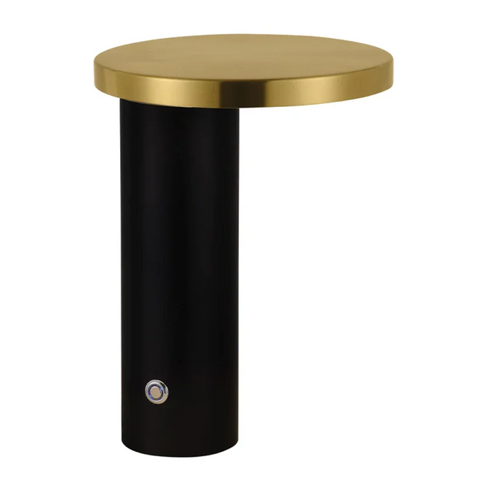 elevenpast table lamps Nero Column Table Lamp - Black and Gold TL105 BK/GD