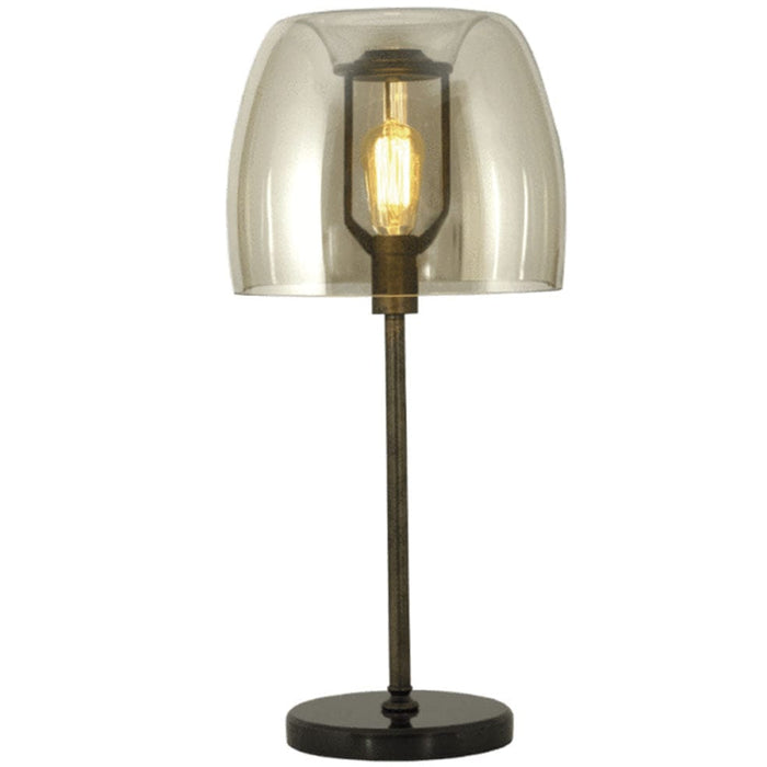 elevenpast table lamp Cognac Table Lamp Metal and Glass TL175 COGNAC 6007226067798