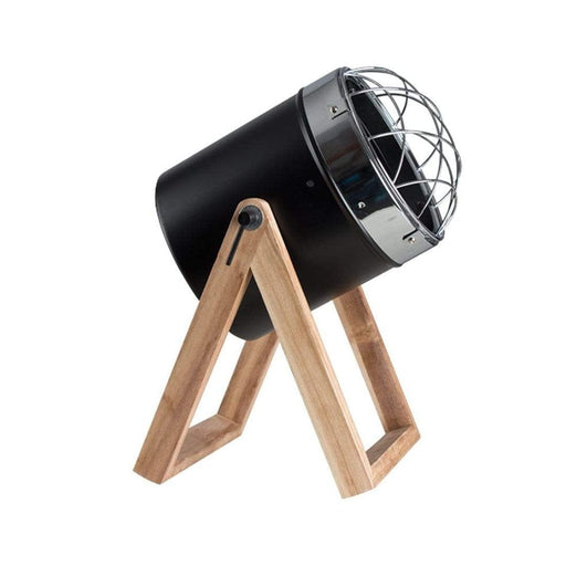 elevenpast lighting Black Spot Table Lamp Metal and Wood TL195 BLACK 6007226069112