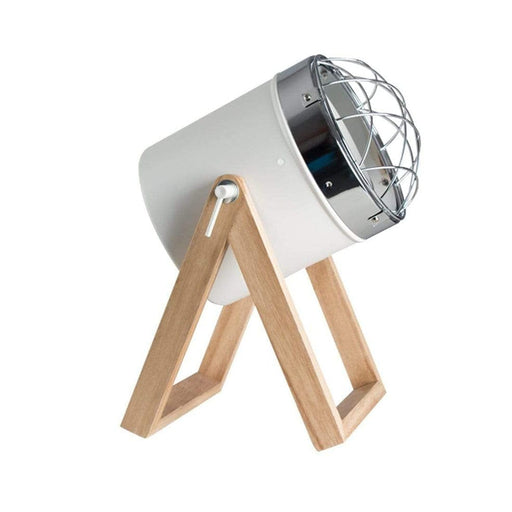 elevenpast lighting White Spot Table Lamp Metal and Wood TL195 WHITE 6007226069105