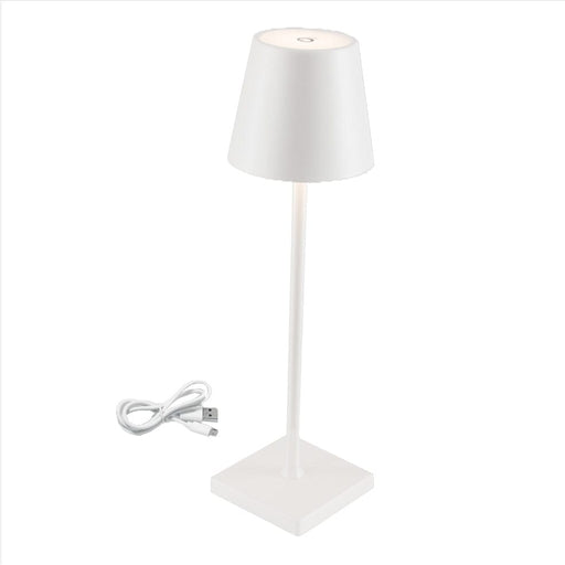 elevenpast table lamp Hailey Rechargeable Metal Table Lamp