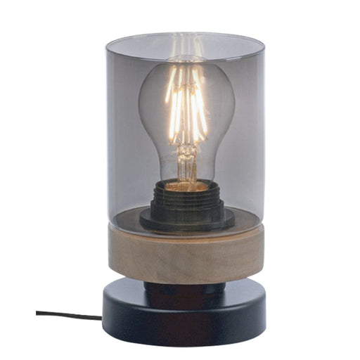 elevenpast table lamp Tina Table Lamp Black and Natural TL699 WOOD 6007226084023