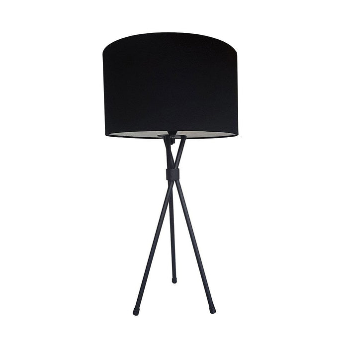 elevenpast table lamp Black Plain Tripod Table Lamp TLMT0008B | SHAD0605