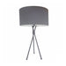 elevenpast table lamp Grey Plain Tripod Table Lamp TLMT0008C | SHAD0607