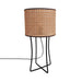 elevenpast table lamp Jasper Metal and Cane Table Lamp TLMT0030