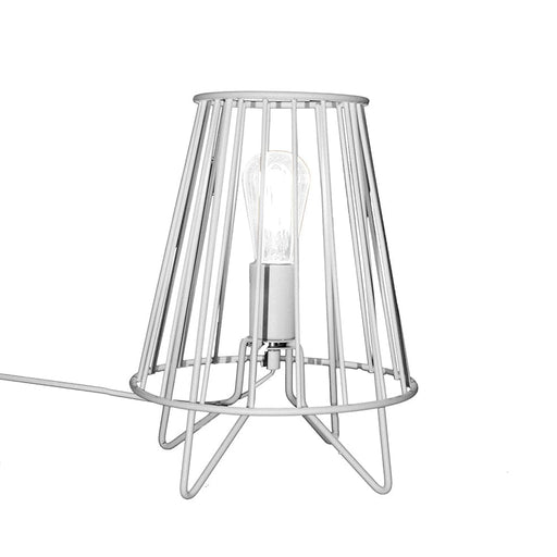 elevenpast table lamp White Fuke Metal Table Lamp in White | Black | Grey TLMT0094