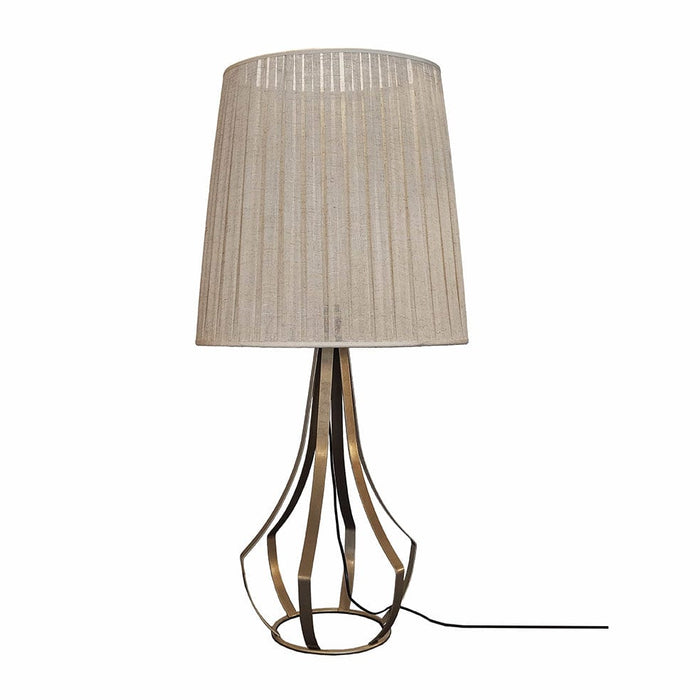elevenpast table lamp Pearl Beige Decanter Metal Table Lamp Black | Pearl Beige TLMT0100-L