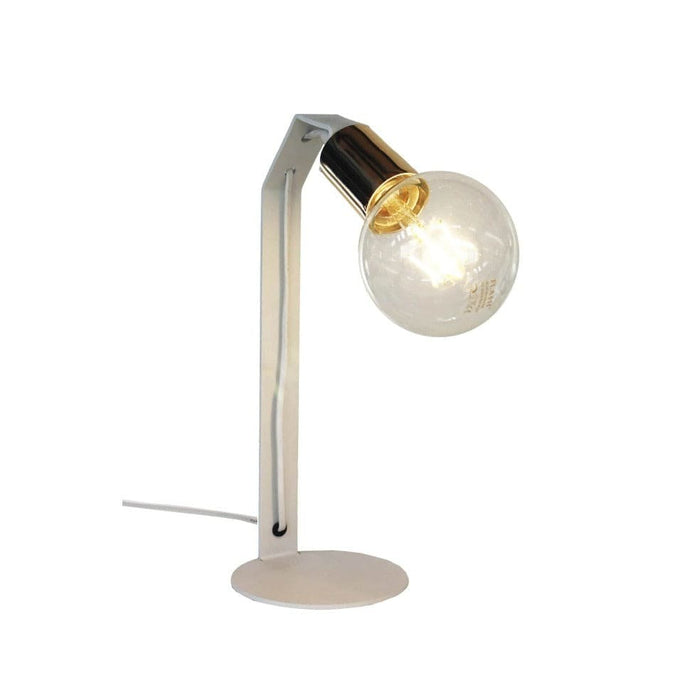 elevenpast table lamp White Gold Edison Table Lamp TLMT0118