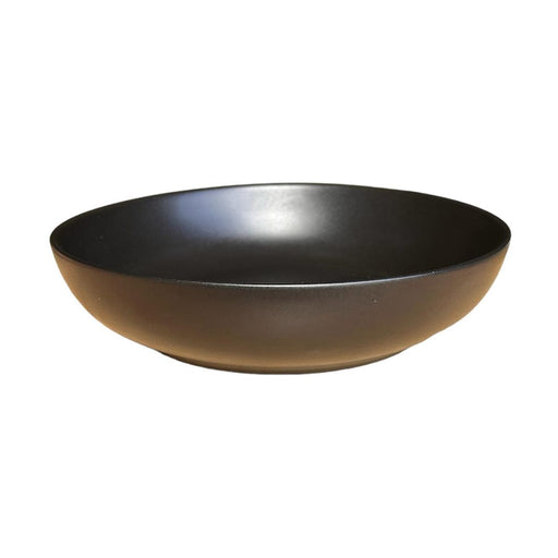 elevenpast Bowls Ceramic Shallow Bowl Black TM24ST0103236