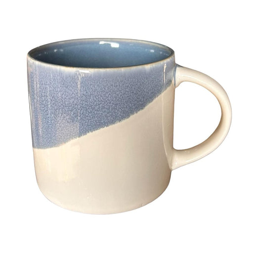 elevenpast Blue Ceramic Split Colour Faded Mug Blue | Salmon Pink TM24ST0104020B