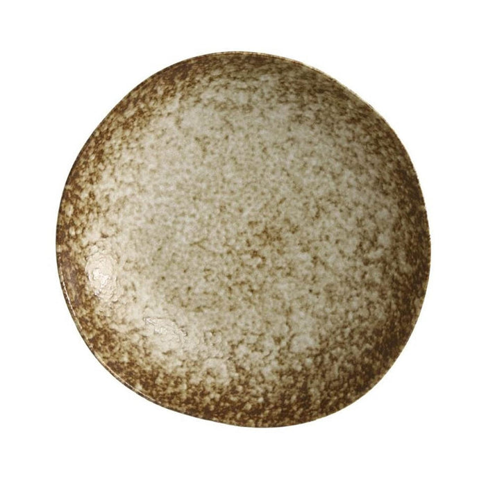 elevenpast Bowls Ceramic Speckled Flat Bowl Brown | Set Of 6 TM30081