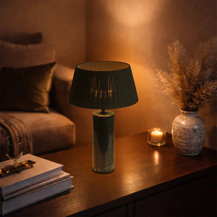 elevenpast Table Lamp Rechargeable Black Marble Table Lamp with Touch Dimmer – 3CCT LED UB.130363