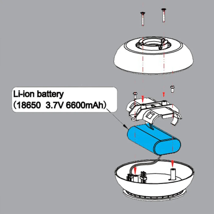elevenpast Table Lamp Rechargeable Marble Bedside Table Lamp with Touch Dimmer – 3CCT LED UB.150262