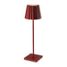 elevenpast table lamp Flame Red Plisse Rechargeable Table Lamp - Dimmable | Six Colour Options UB.189206