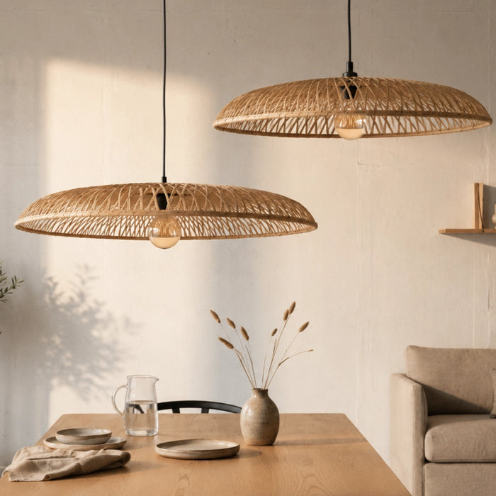 Umbra Natural Rattan Pendant Light