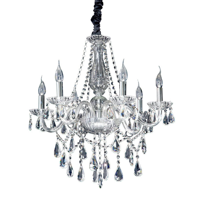 elevenpast Chandelier Vienna 6-Arm Crystal Chandelier – Clear Crystal V-KLCH-8004/6