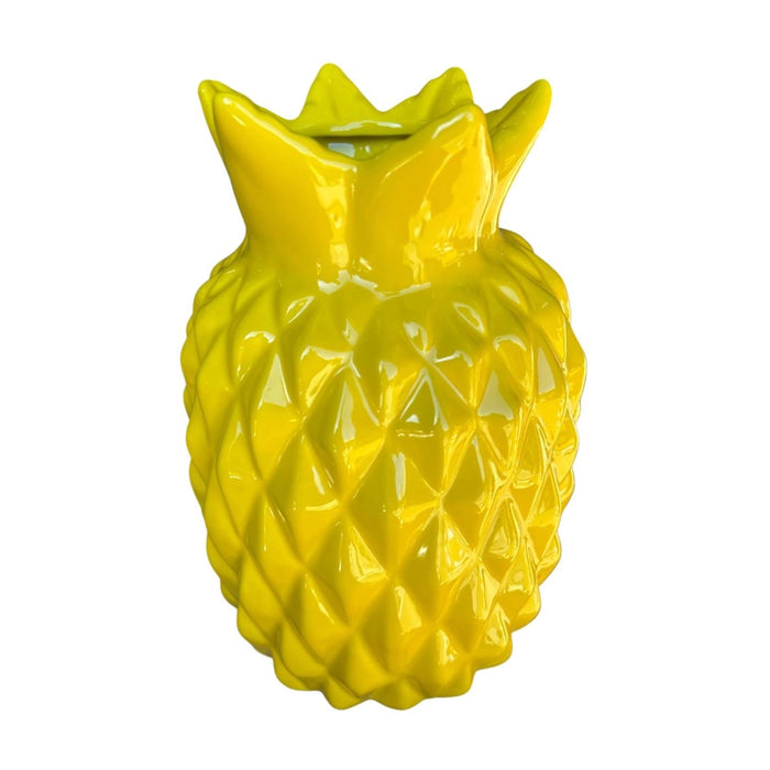 Ceramic Yellow Vase – Pineapple