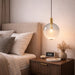 elevenpast Pendant Lights Modern Globe Hanging Light - White | Blue