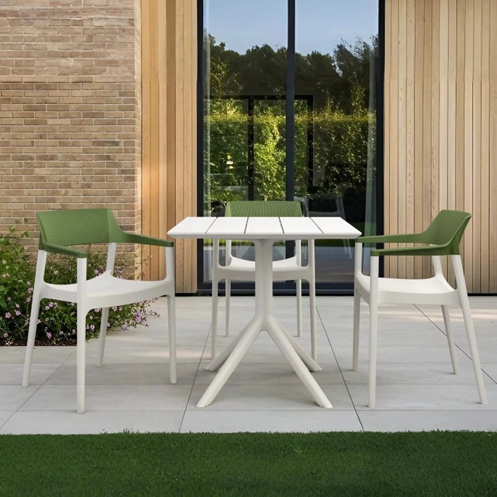 elevenpast Chairs Tulum Arm Chair - Polypropylene Outdoor/Indoor Chair