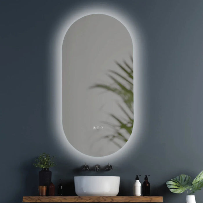 elevenpast Bathroom Mirror Denise Illuminated LED Bathroom Mirror - 2 Sizes