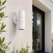 elevenpast Wall Light Ellies Ash Series AC Dual Beam Outdoor Wall Light - GU10 Base White | Black