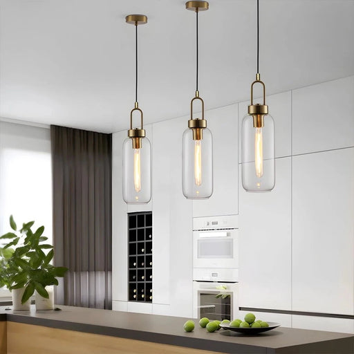elevenpast Pendant Lights Nougat Glass Pendant Light Clear | Smoke