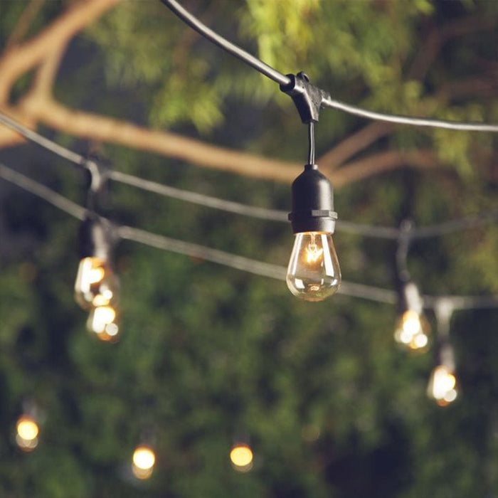 elevenpast Outdoor Light Festoon Outdoor String Lights Black W-KLCH-10/10