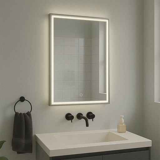 elevenpast Bathroom Mirror Brad Rectangular LED Bathroom Mirror W655 6009551809258