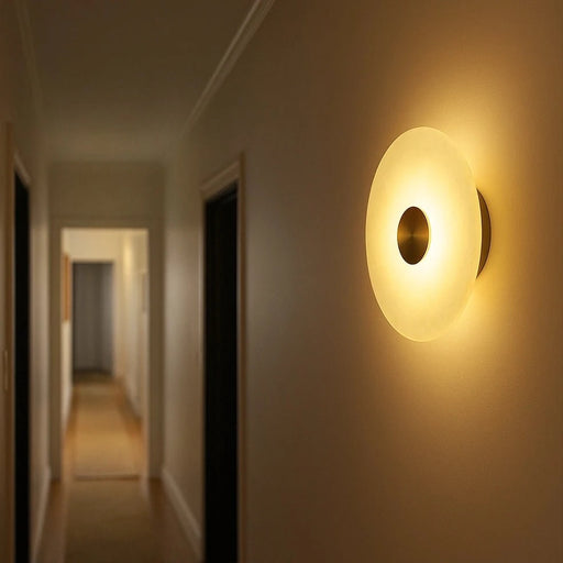 elevenpast Wall Light Vara LED Wall Light Gold and Marble W673