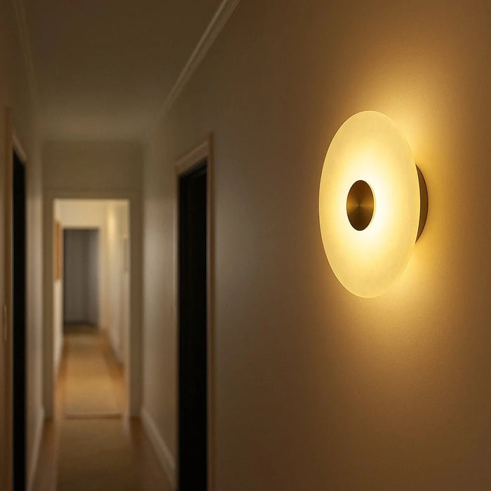 elevenpast Wall Light Vara LED Wall Light Gold and Marble W673