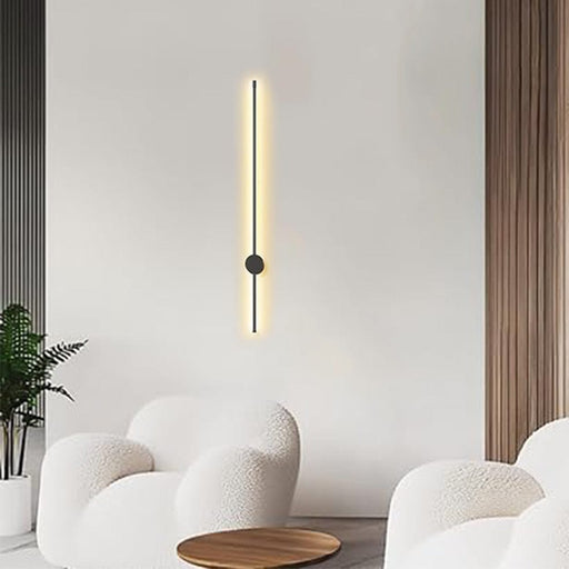 elevenpast Wall Light Nevo Backlit Wall Light – Black LED 12W W674