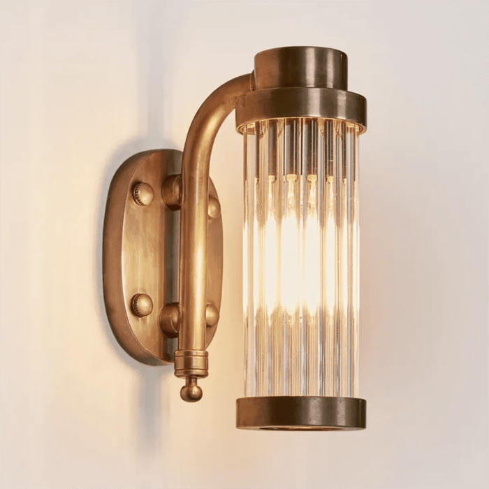 elevenpast Wall Light Milo Metal Outdoor Wall Light Brass | Silver