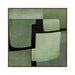 Hertex Haus Wall art Cubist Cascade Wall Art in Vibrant Green WAM00141