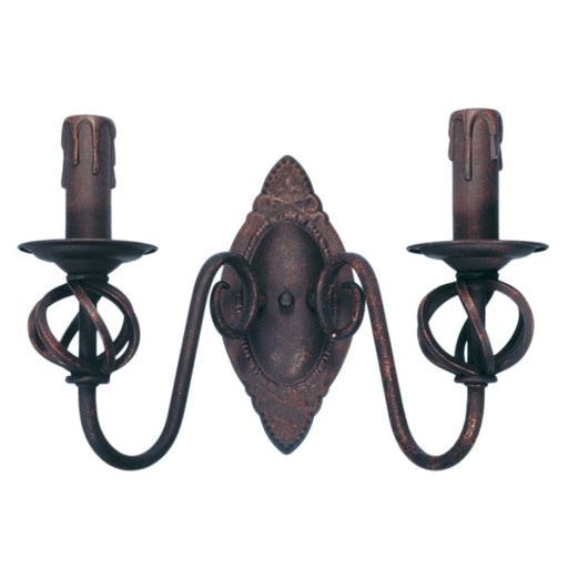 elevenpast Wall light Wrought Iron Wall Light WB065/2 RUST