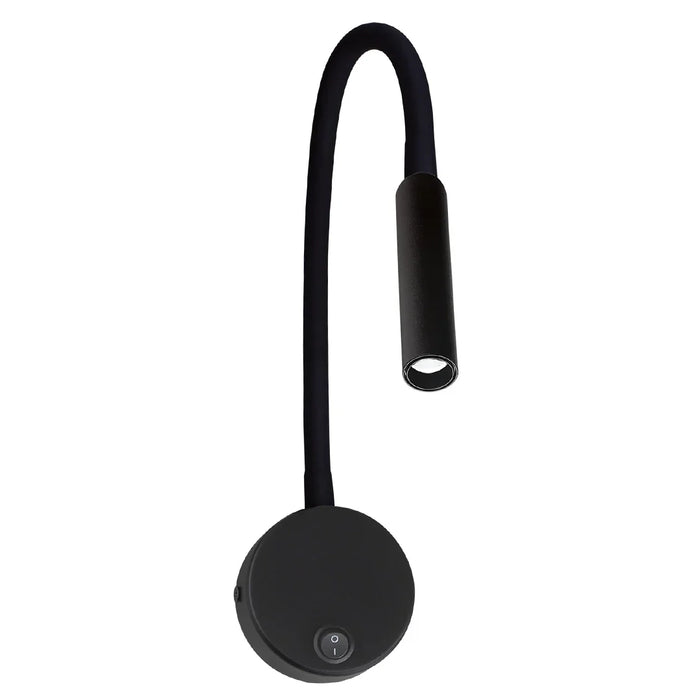 elevenpast Wall light Black Adjustable LED Bedside Reading Wall Light - Black | White WB221 BLACK 6007226089127